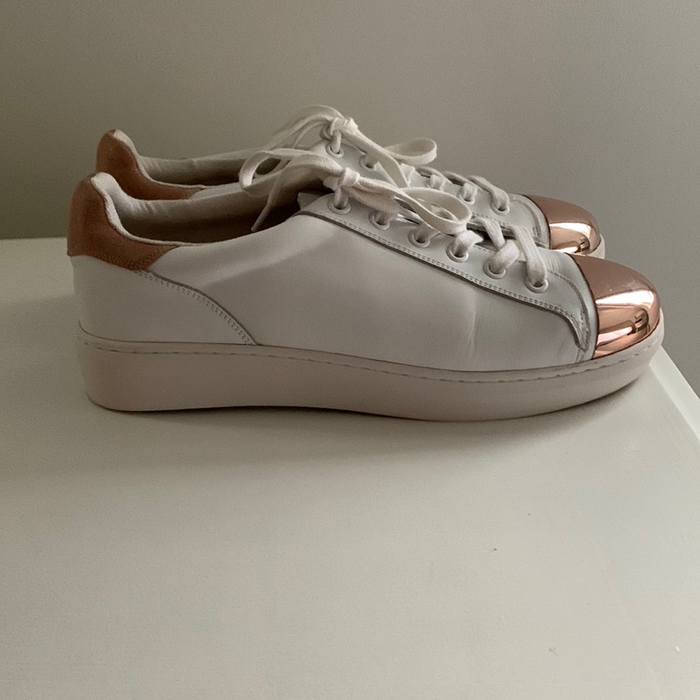 Kurt Geiger sneakers with rose gold toe cap size 41